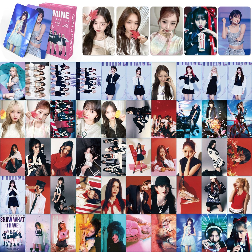 IVE Album  Photocard Lomo Card Postcard 55pcs/box