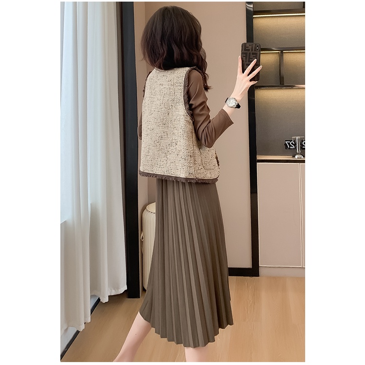 Papv Khí Chất Giải Trí Áo vest + Đầm 2212