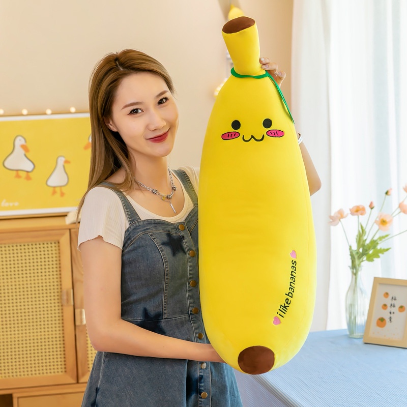 Gấu Bông Hình Quả Chuối 30cm 50cm Đáng Yêu