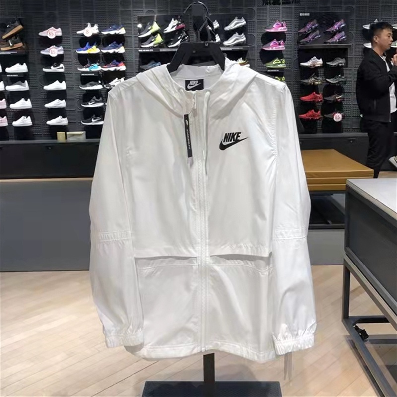 Nkee Áo Khoác Gió Có Mũ Trùm Siêu Nhẹ Thời Trang unisex