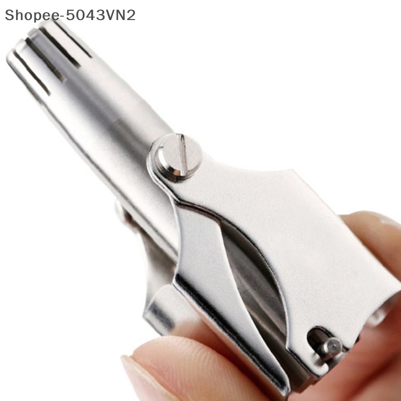 1 Cái Tông Đơ Cắt Tỉa Lông Mũi / Tai / Mũi Chuyên Nghiệp Di Động Bằng Thép Không Gỉ 2.vn