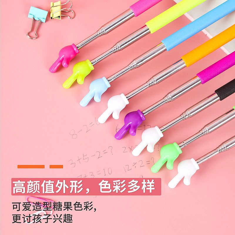 Gậy Đọc Ngón Tay Có Thể Thu Vào Bằng Thép Không Gỉ Cho Giáo Viên