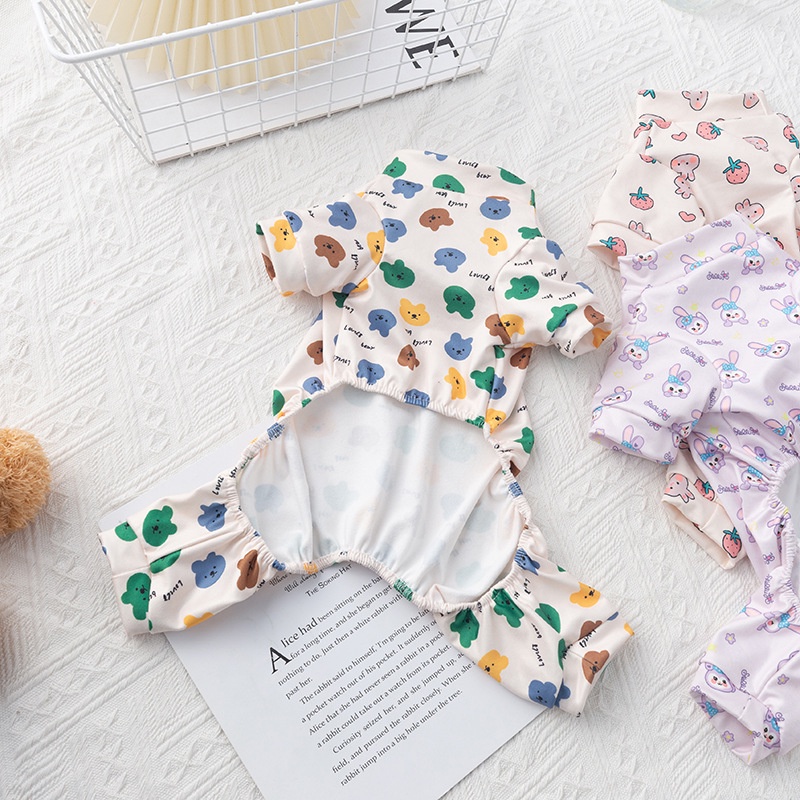 Bộ Đồ Ngủ Liền Thân 12 Màu Dễ Thương Dành Cho Cún Cưng shih tzu