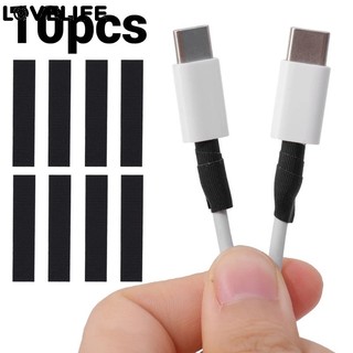 Bộ 10 Cuộn Băng Keo nylon Tự Dính Thông Dụng Sửa Chữa Dây Cáp Sạc / Tai Nghe Chống Gãy