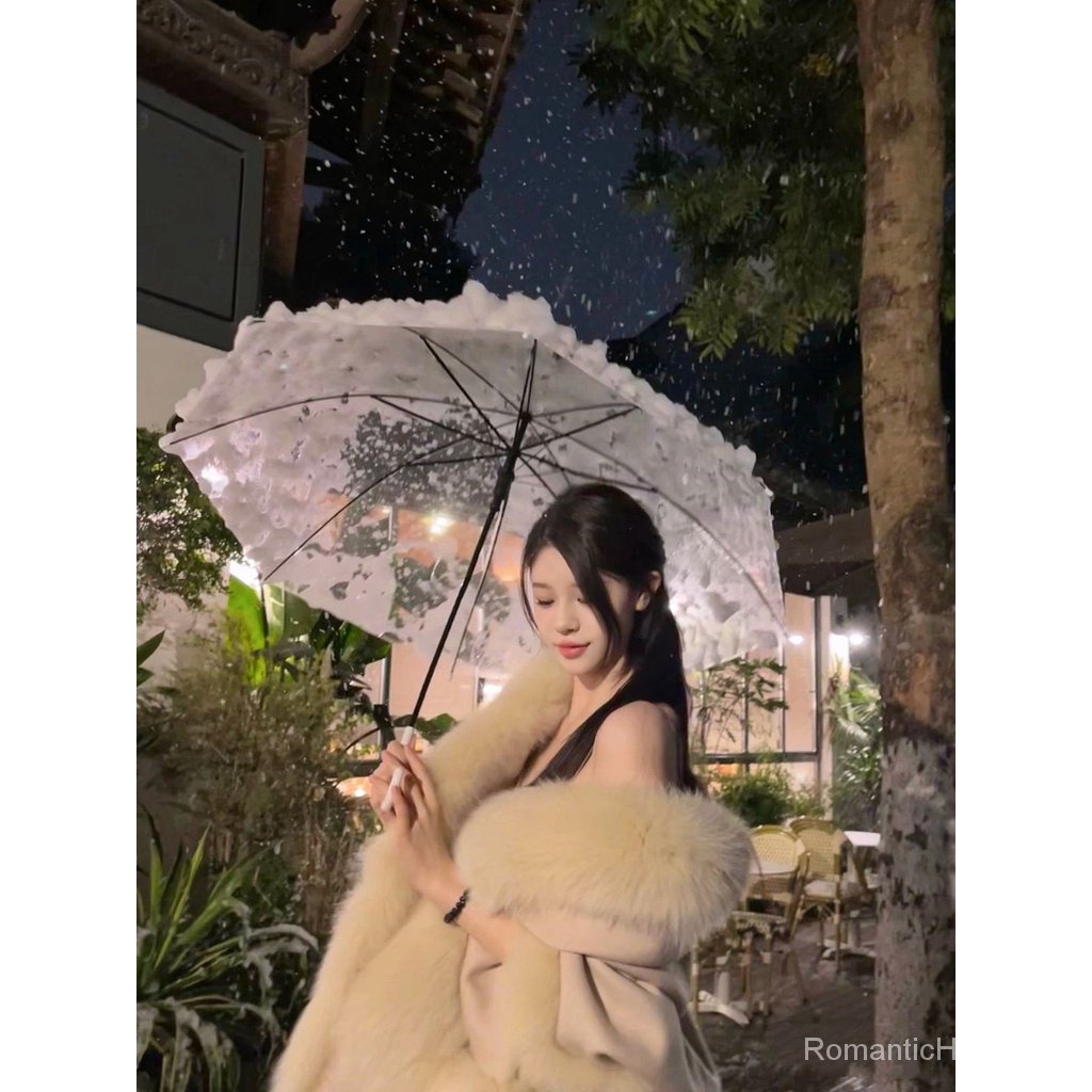 Áo Choàng Lông Cáo Thân Thiện Với Môi Trường Thời Trang Thu Đông 2023