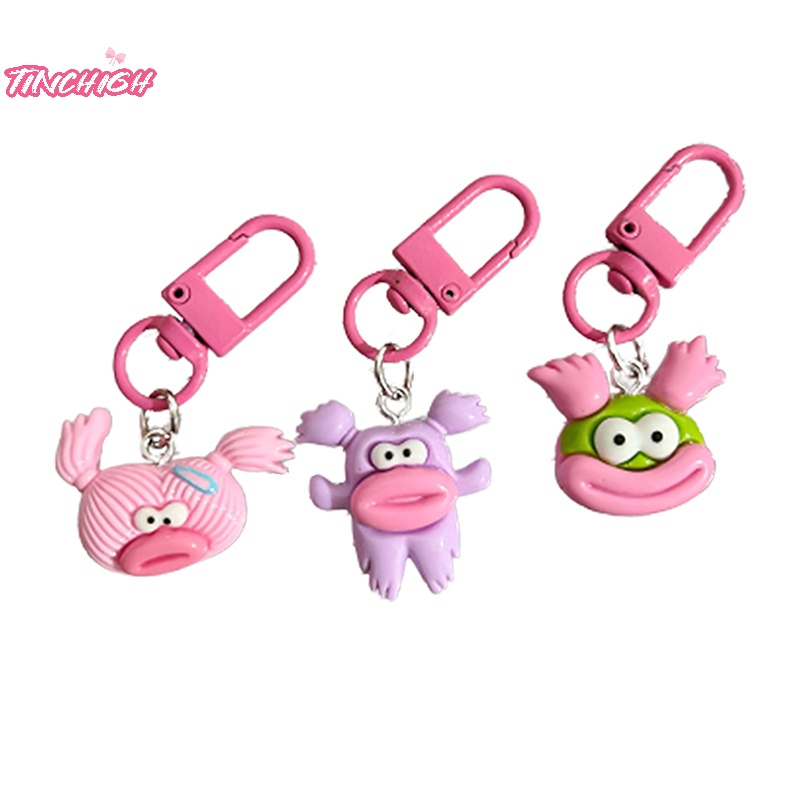 Móc Khóa Búp Bê Hoạt Hình Xấu Xí Vui Nhộn Trang Trí Ba Lô Xe Hơi