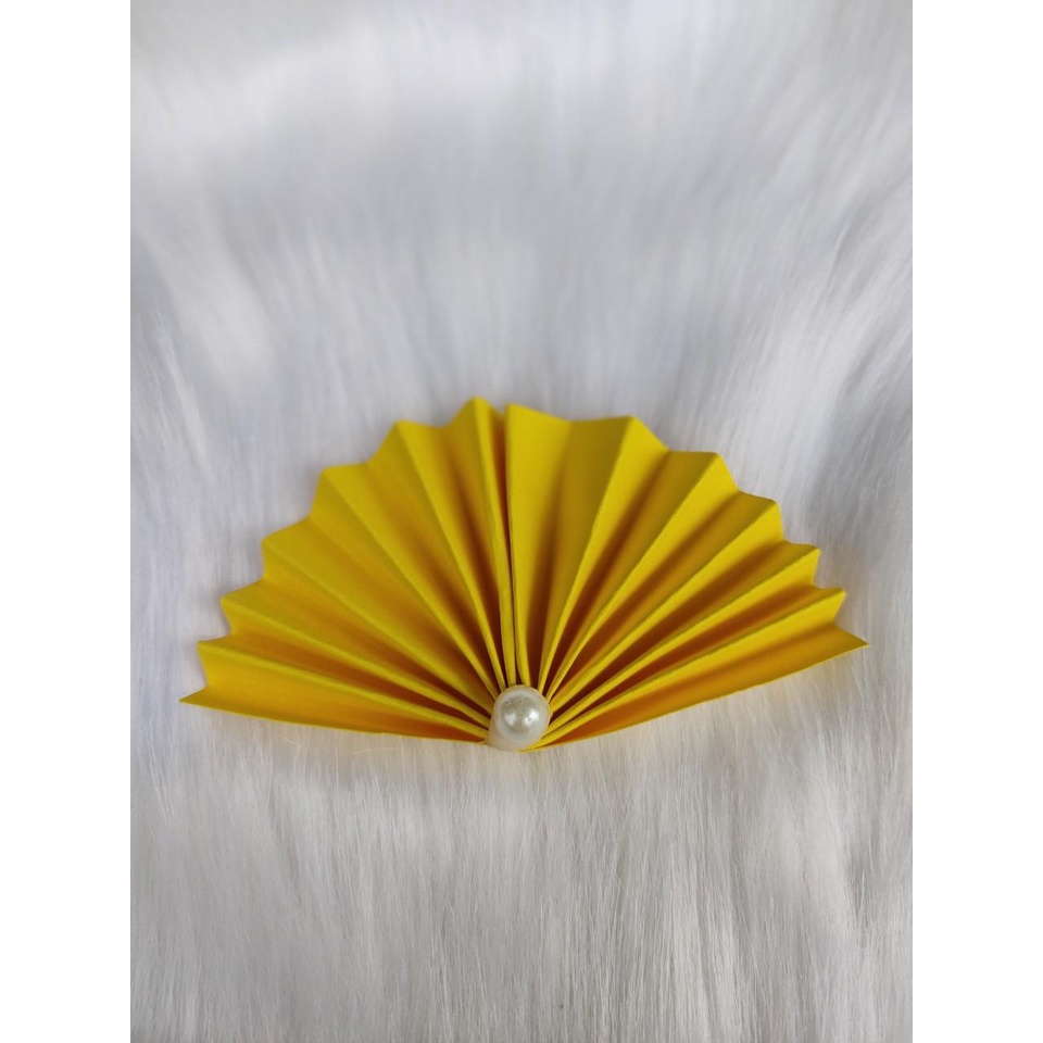 Quạt giấy trang trí tháp bánh, tháp oản , tháp nước ngày Tết _ Như Trang Plaza