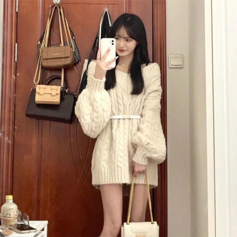 Áo sweater Nữ Thời Trang Thu Đông Phong Cách Hàn Quốc