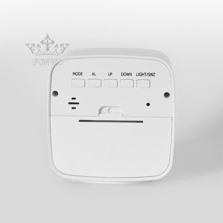 Functional Digital Alarm Clock with Temperature Humidity Calendar Week Backlight