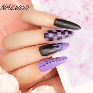 Nailwind 8ml Gel Sơn móng tay Ngâm tắt tia UV Màu tinh khiết Gel Ba Lan Varnish Hybrid Gel sơn mài