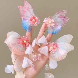 Kẹp Tóc Hình Bướm Màu gradient Dễ Thương Cho Bé Gái