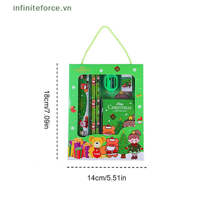 Bộ 6 Đồ Gọt Bút Chì Họa Tiết Giáng Sinh Dễ Thương Cho Bé