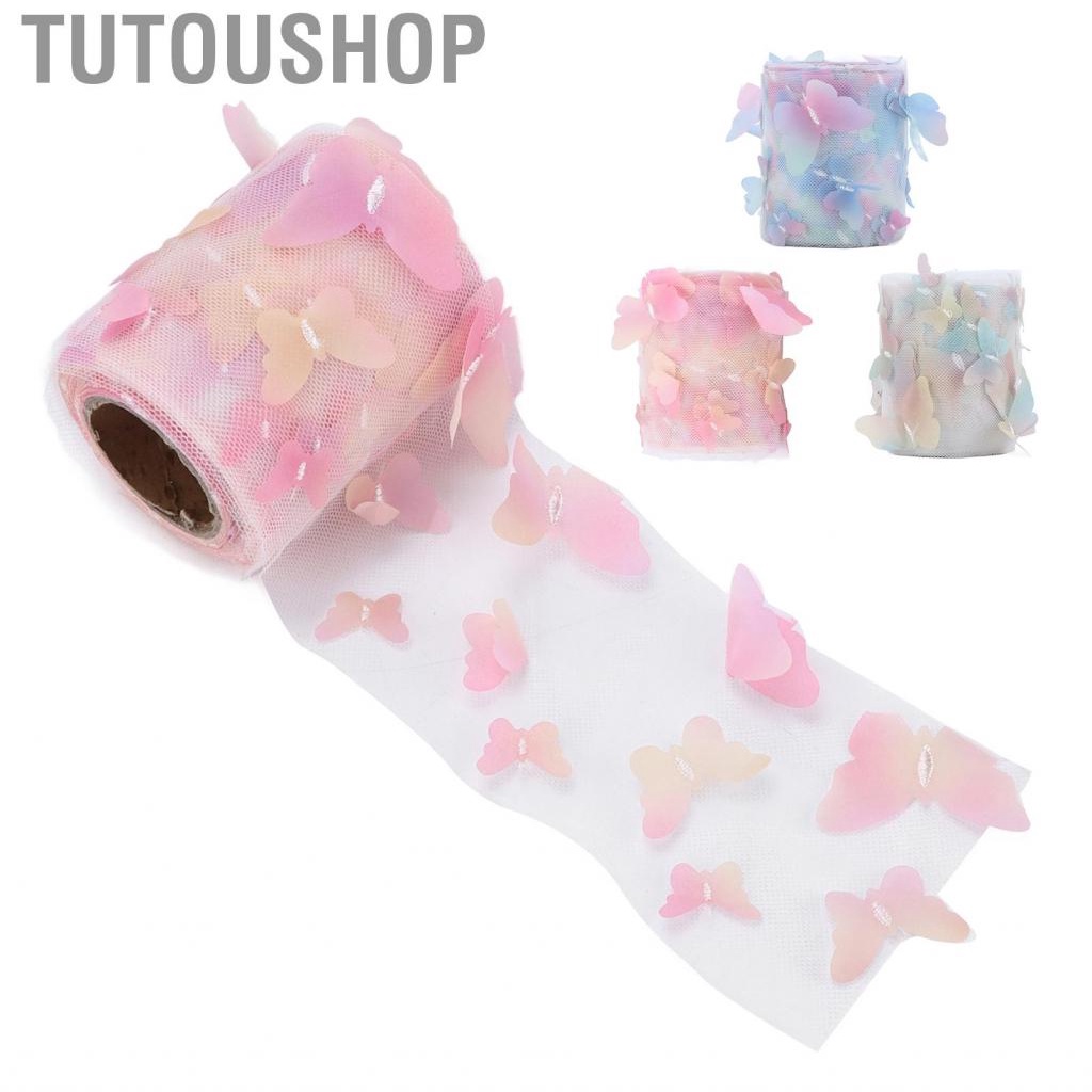 Tutoushop Tulle Ribbon Roll Material for Anniversary Weddings Christmas