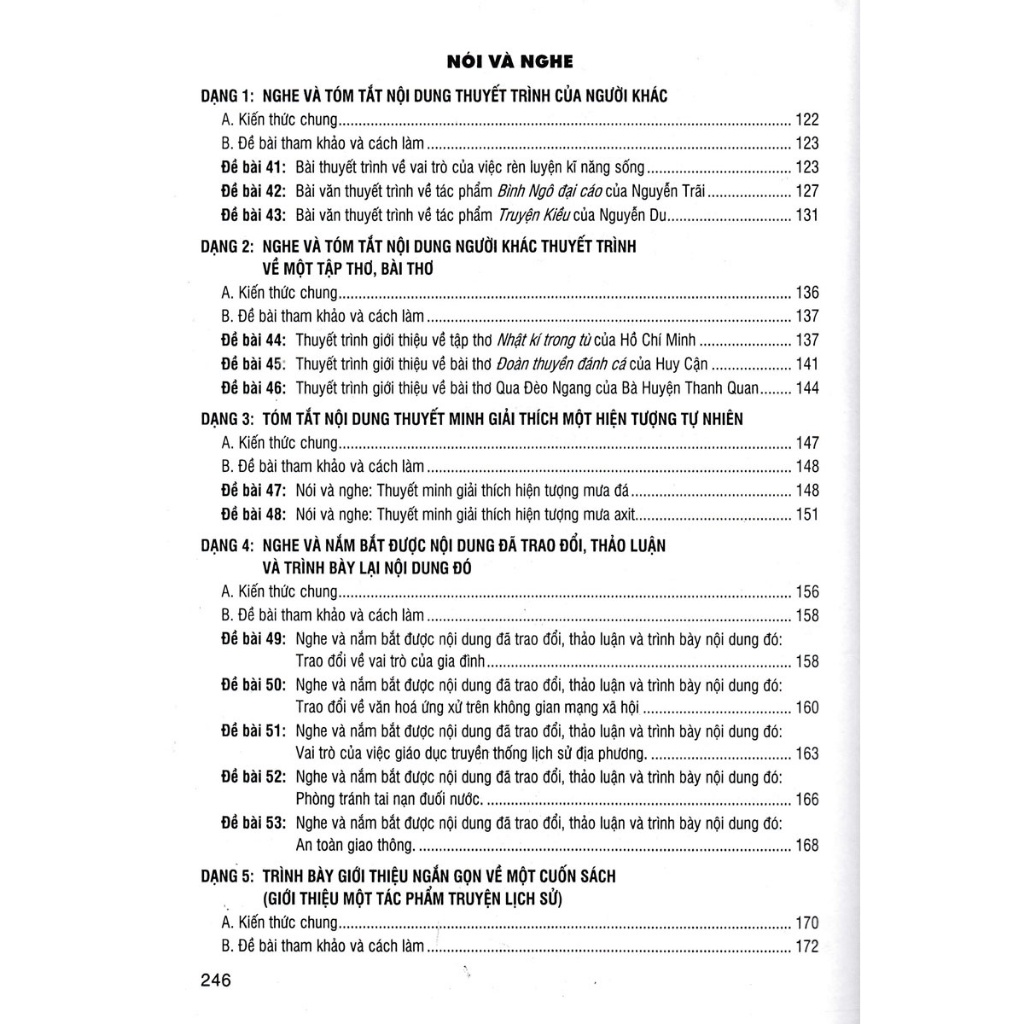 Sách - Hướng Dẫn Viết, Nói Và Nghe Các Dạng Văn Lớp 8 - Tập 1  - HA