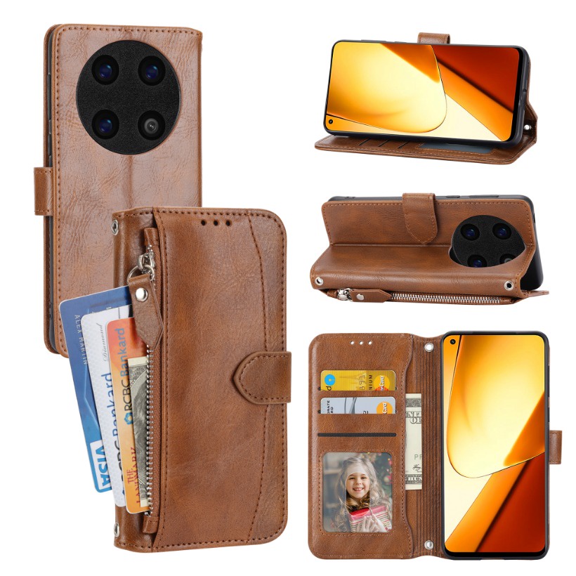 Phù Hợp Bao Da Điện Thoại Có Khóa Kéo Cho samsung a12 5g a22 4g 5g a22e a32 a42 4g 5g Ốp