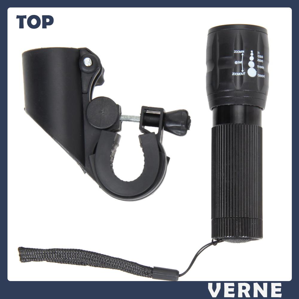 Đèn Pha 2000 lumens 3 Chế Độ Kèm Giá Đỡ Dành Cho Xe Đạp Leo Núi