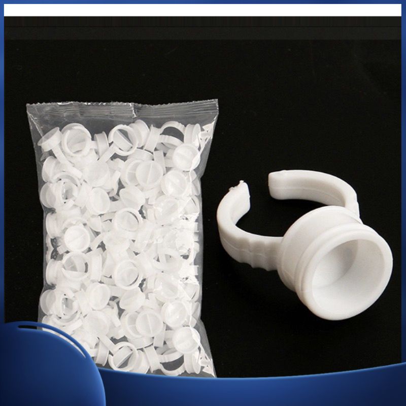 Nhẫn đựng mực phun xăm ,sáp điêu khắc ,keo nối mi