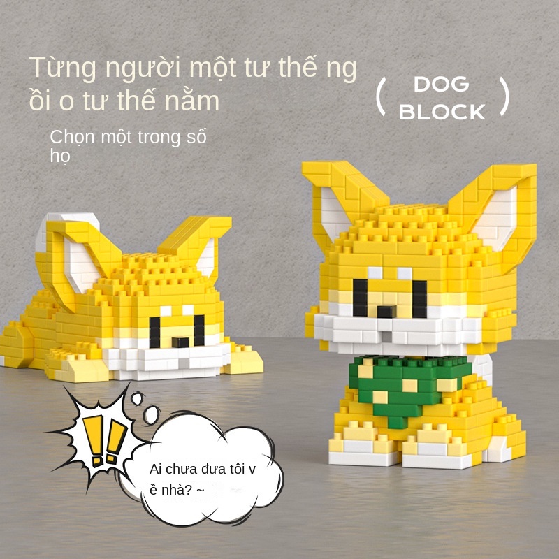 Bộ Đồ Chơi Lắp Ráp Chú Chó hakimi