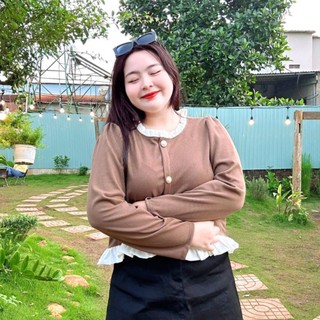 Áo sơ mi Nhỏ Clothing bigsize nữ thời trang hottrend thu đông tay dài vạt bèo tiểu thư SM46