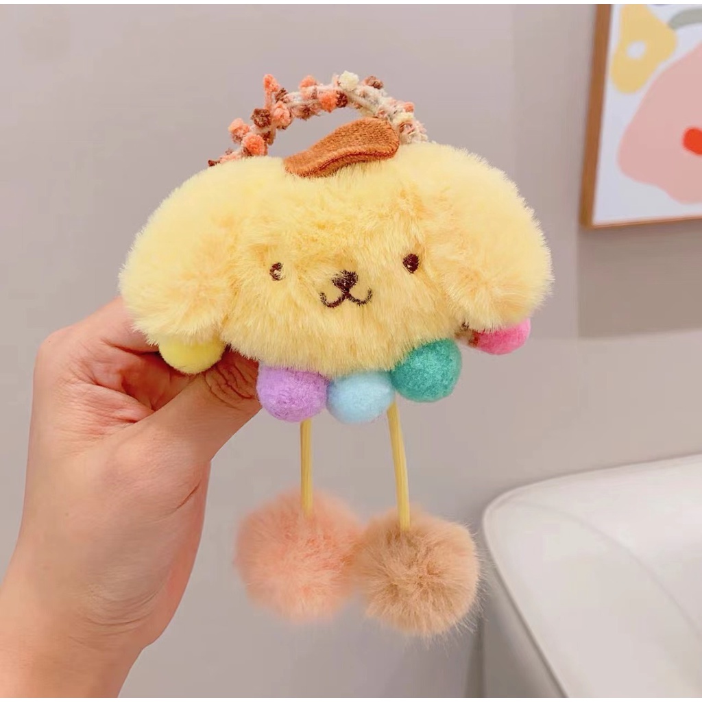 Dây Buộc Tóc Cao Su Phủ Lông Nhung Dễ Thương Xinh Xắn 2023