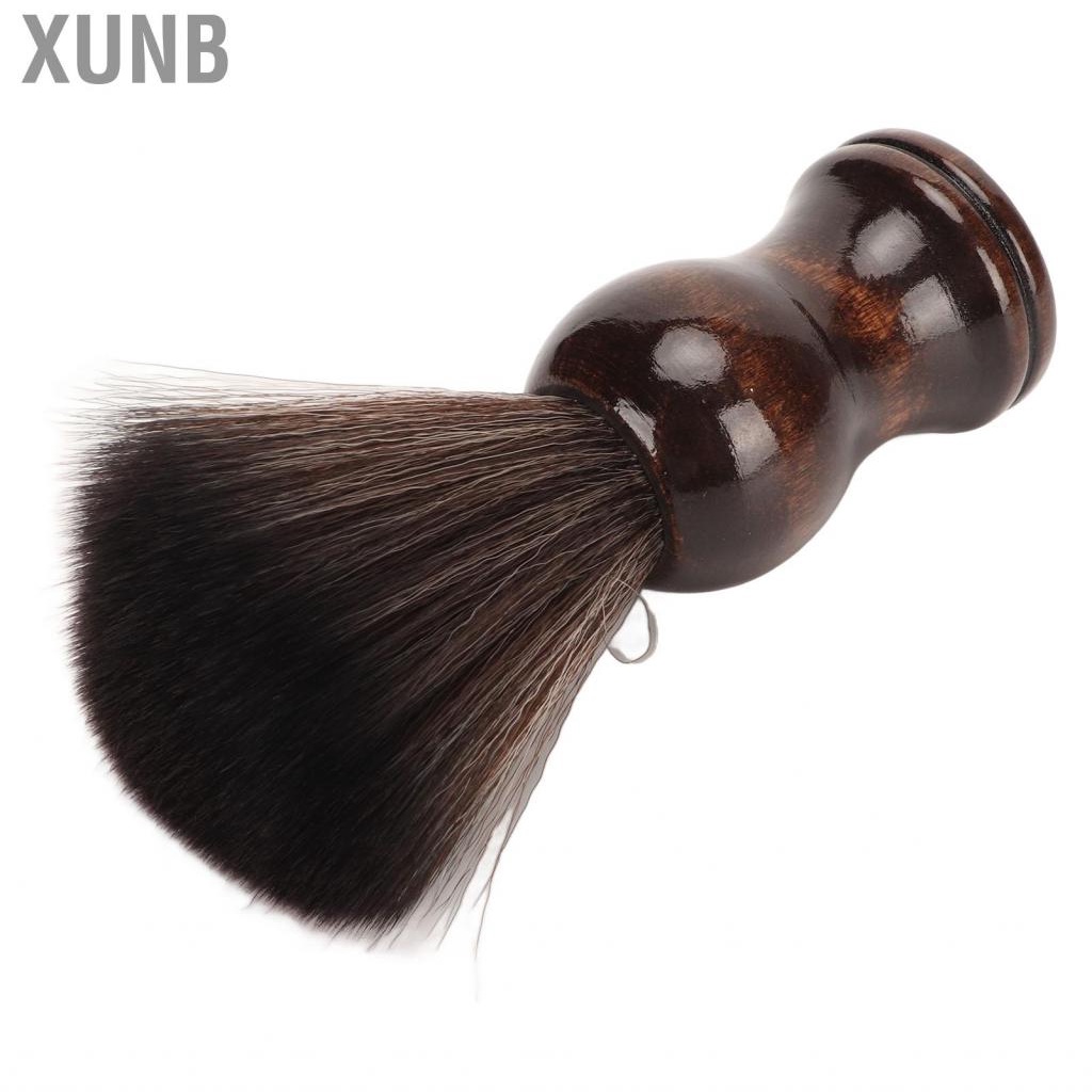 Xunb Beard Foam Brush Dirt  Nylon Soft Shave With Handle For Men BSU