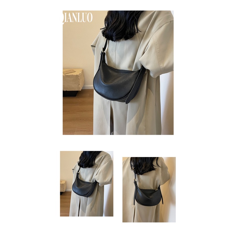 QIANLUO túi đeo chéo túi tote 2023NEW Cute Thiết kế độc đáo Phối hợp với nhiều trang phục Dành Cho Nữ GDJ2300AX2 45Z231109