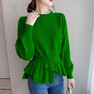Áo len tay dài cổ lọ thời trang hàn quốc mới