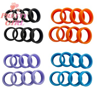 [pretty Ggirl] Set 8 Bánh Xe Silicon Bảo Vệ Hành Lý Giảm Tiếng Ồn Cho Vali Du Lịch [Mới]