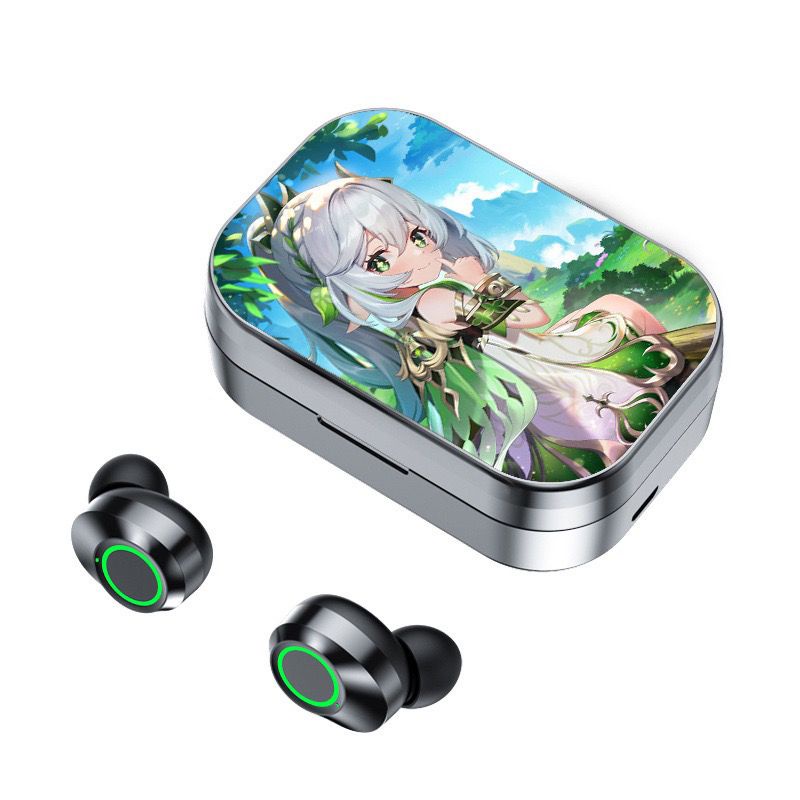 ★Genshin Impact★Nahida Tai Nghe bluetooth v5.3 Chơi game merchandise Có Màn Hình Kỹ Thuật Số