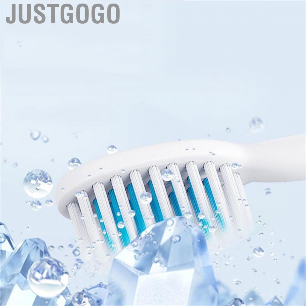 Justgogo Electric  Ultrasonic Soft Bristle  Whitening Automatic for Adults Children