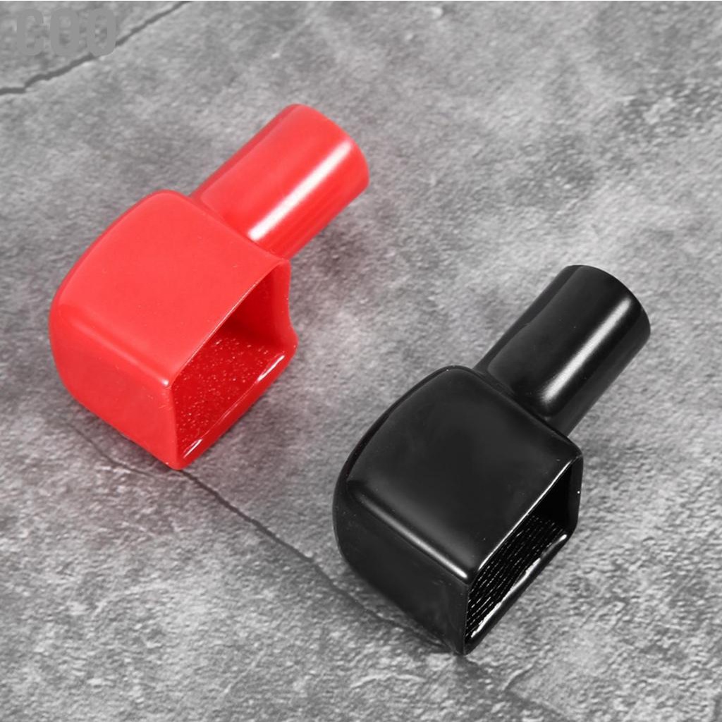 Coo Terminal Caps  Covers Heatproof Red Black for Cars Trucks Motorcycles