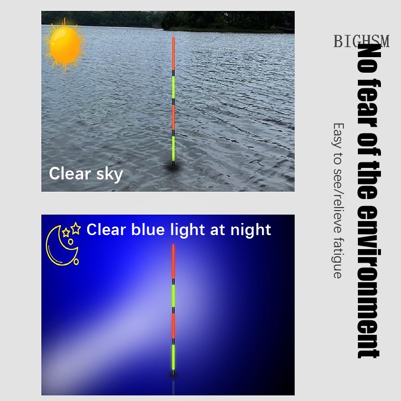 Bighsm Đèn Nhỏ Giọt Mắt Gãy Cá Cắn Câu Cá Độ Nhạy Cao 25 Mắt Nhỏ Và Sóng Nước Mua Một Lần skk