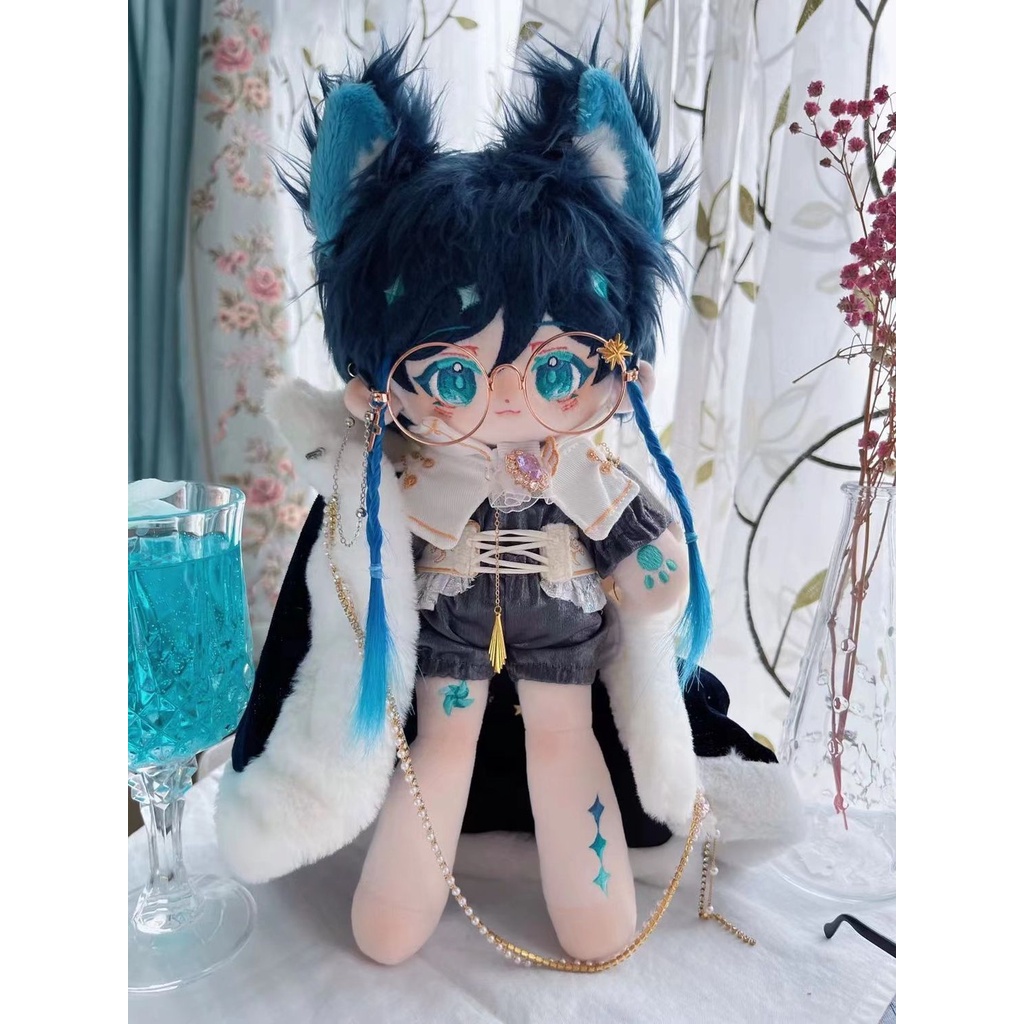 Yuanshen Búp Bê cotton 30cm Mặc Đầm Hai Chiều Phong Cách anime wendy attribute