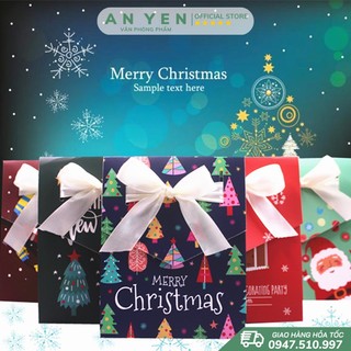 Túi giấy dễ thương tiện dụng đựng quà giáng sinh noel