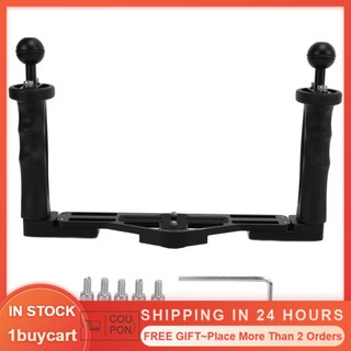 1buycart1 Bộ ổn định khay tay cầm kép Bộ dụng cụ lặn máy ảnh dưới nước