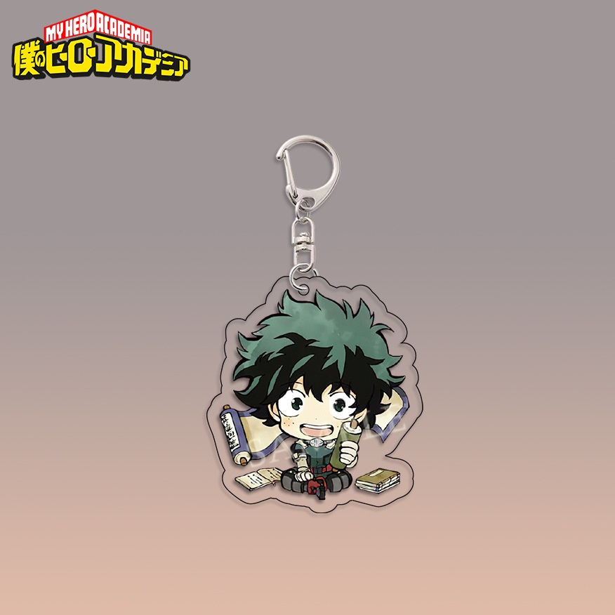Anime Mỹ Anh Hùng Giới Học Thuật Acrylic Móc Khóa Mặt Dây Chuyền Mặt Dây Chuyền Midoriya Izuku Bakugo Katsuki Todoroki