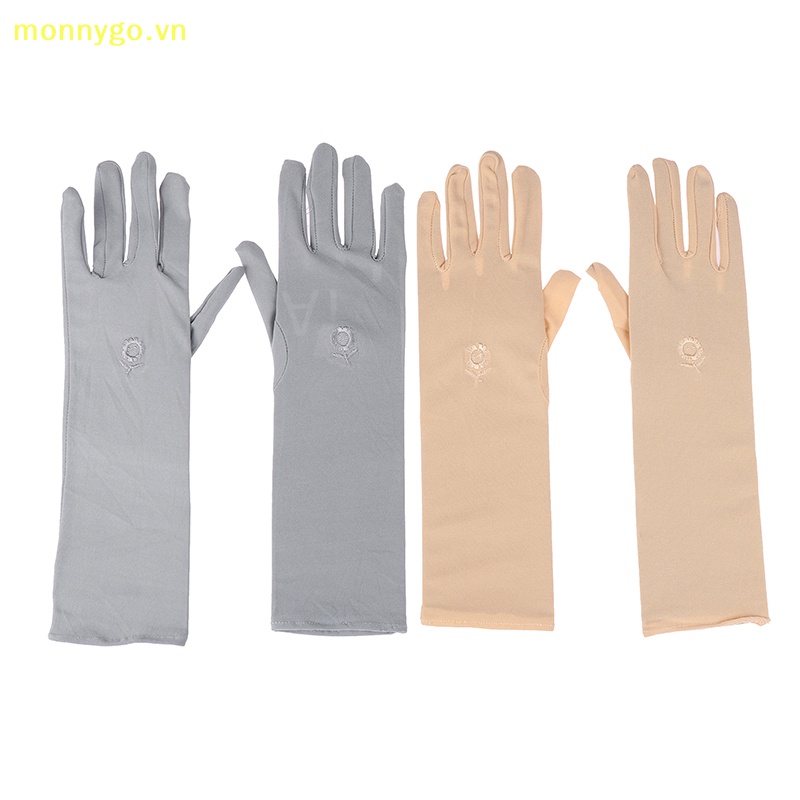 1 Đôi Găng Tay Lái Xe Chống Tia uv Thoáng Khí Cho Nữ vn
