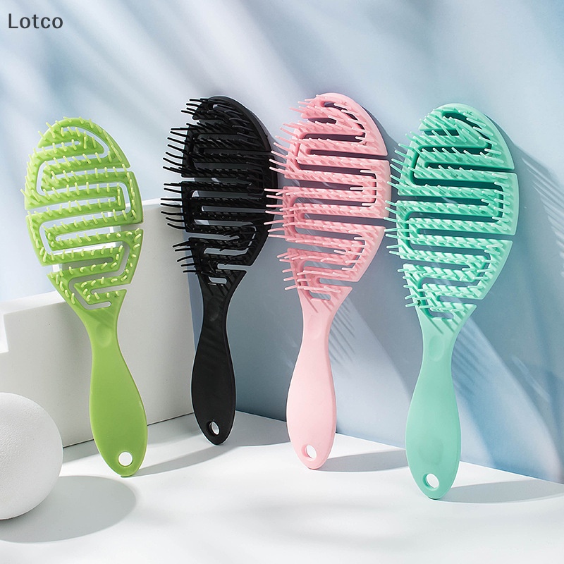 Lotco Lược Chải Tóc Xoăn massage Da Đầu Tiện Dụng