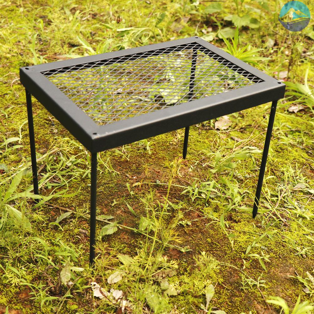 Foldable Grill Stand Table for Camping and Backyard Cooking