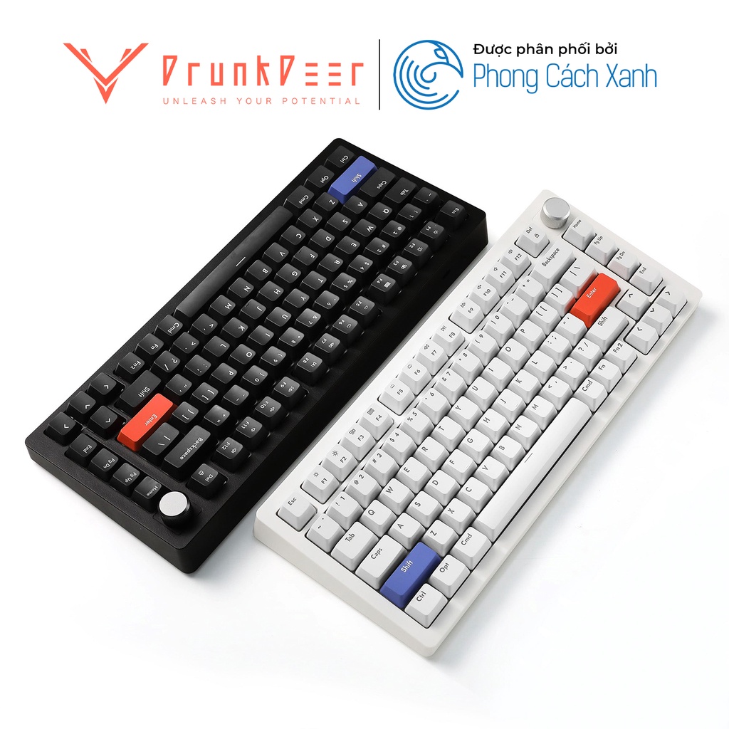 Bàn phím từ HE DrunkDeer A75 - Switch nam châm Rapid Trigger - Hàng chính hãng