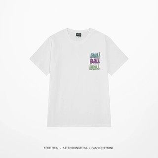 Áo thun nữ form rộng Guguno cotton cổ tròn in basic