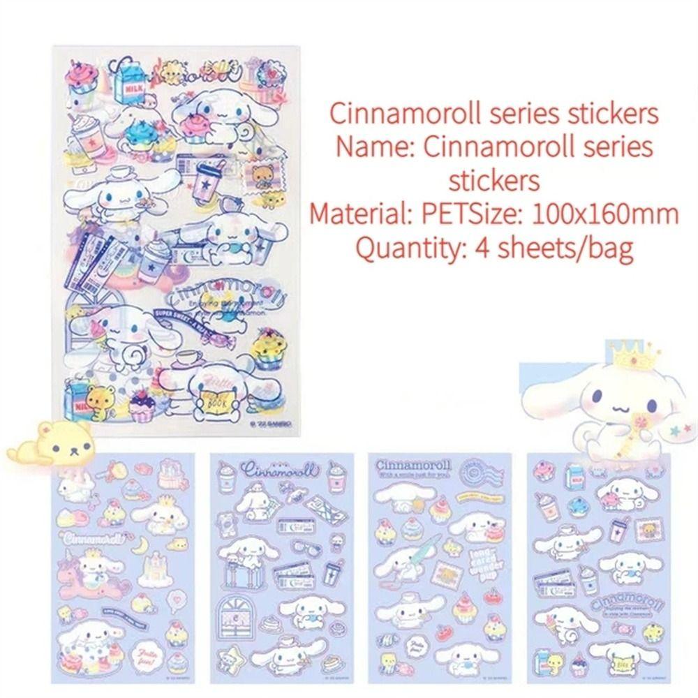 Mmluck melody Nhãn Dán Hoạt Hình Kuromi Đáng Yêu Trang Trí Sổ Tay diy