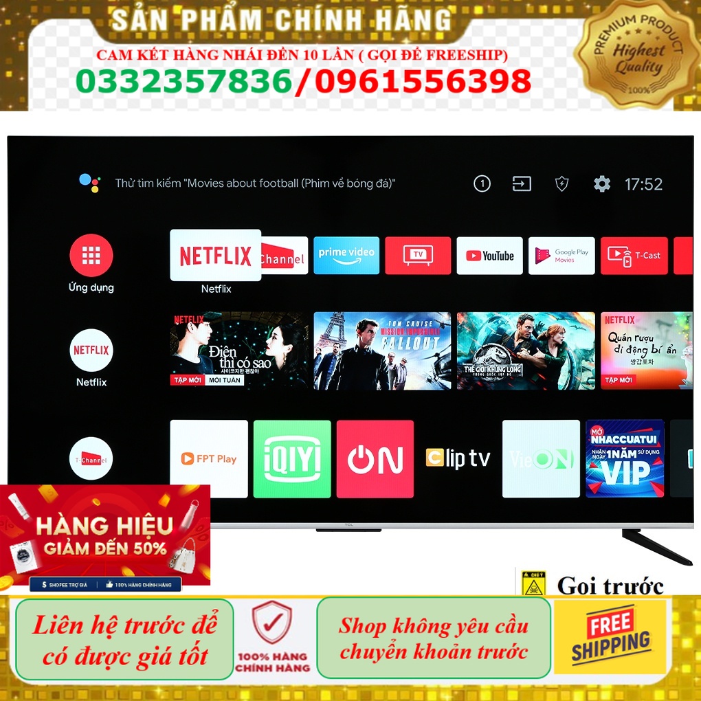 SaLe Android Tivi TCL 65P737 4K 65 inch