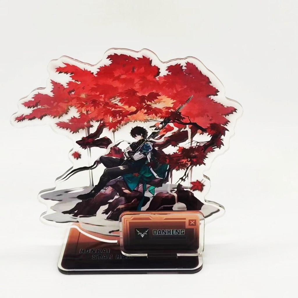 Mô hình Standee Anime Figure Honkai: Star Rail Sign Figures Bronya DanHeng JingYuan Cute phụ kiện trang trí dễ thương