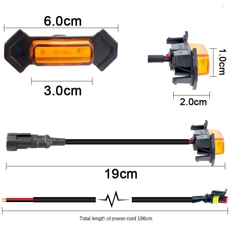 Set 4 Lưới Tản Nhiệt Màu Hổ Phách Dành Cho Xe Ô Tô Toyota Tacoma Trd Grill 2016-2019 H9PH