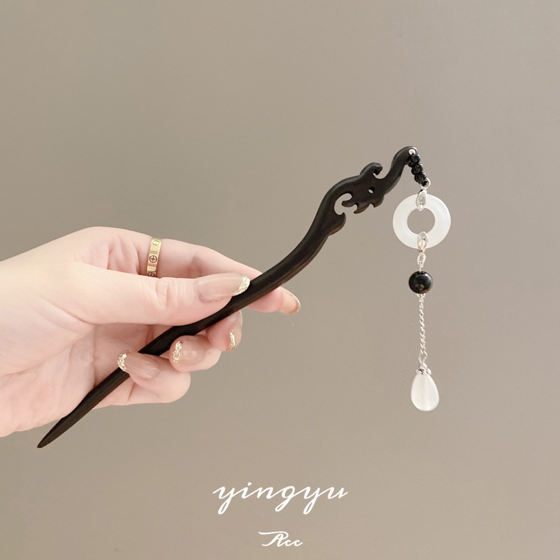 Trâm Cài Tóc Đính Hoa Tua Rua Phong Cách Trung Hoa Cổ Điển Cho Nữ