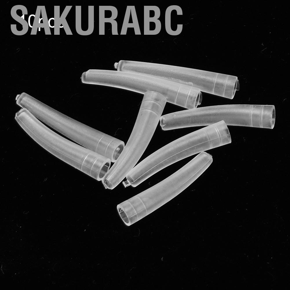 Sakurabc Transparent Plastic Elbow Tweezers Protective Cover Anti Dust Non Slip ZMN