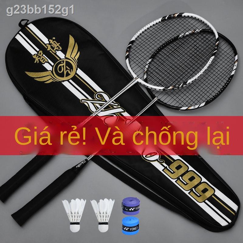 ❈ (Mới về)Vợt cầu lông full carbon siêu nhẹ đôi bền giải trí chuyên nghiệp cho người mới bắt đầu bộ đồ đa năng tặng ôtô