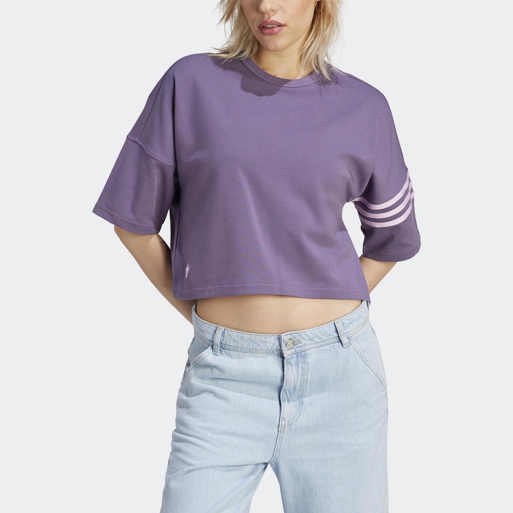 Adidas Phong cách sống Áo Thun Neuclassics Adicolor Nữ Màu tím IP8973