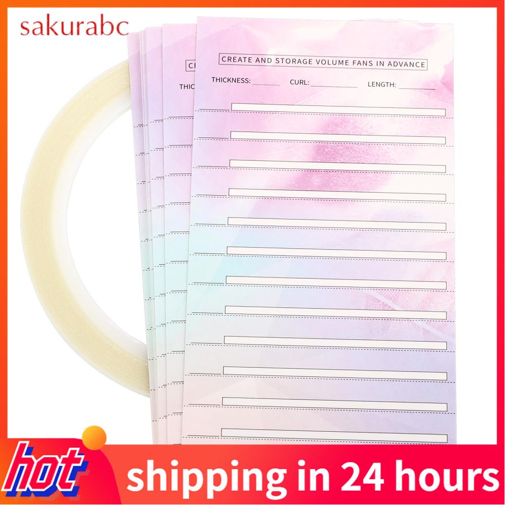 Sakurabc Eyelash Storage Container  Extension Card Helpful Extendable High-quality Travel for Beginners Lash Lovers Designers Stylist